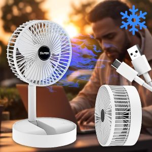 Elektrisk USB-bordventilator | FOLDICOOL