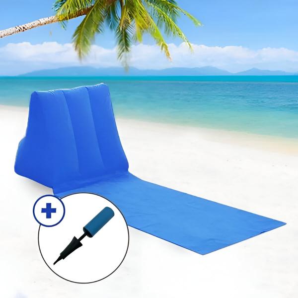 ergonomisk oppustelig loungestol