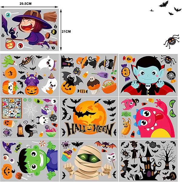 Halloween klistermærker