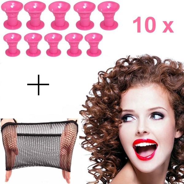 Pop-Curls silikone hårkrøllere