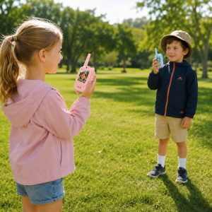 Video-walkie-talkies til børn med stemmeeffekter, (2 stk.) | KIDTALKIE